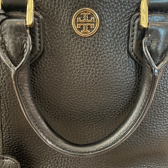 Tory Burch Black Leather Tote Bag - Picture 3 of 5
